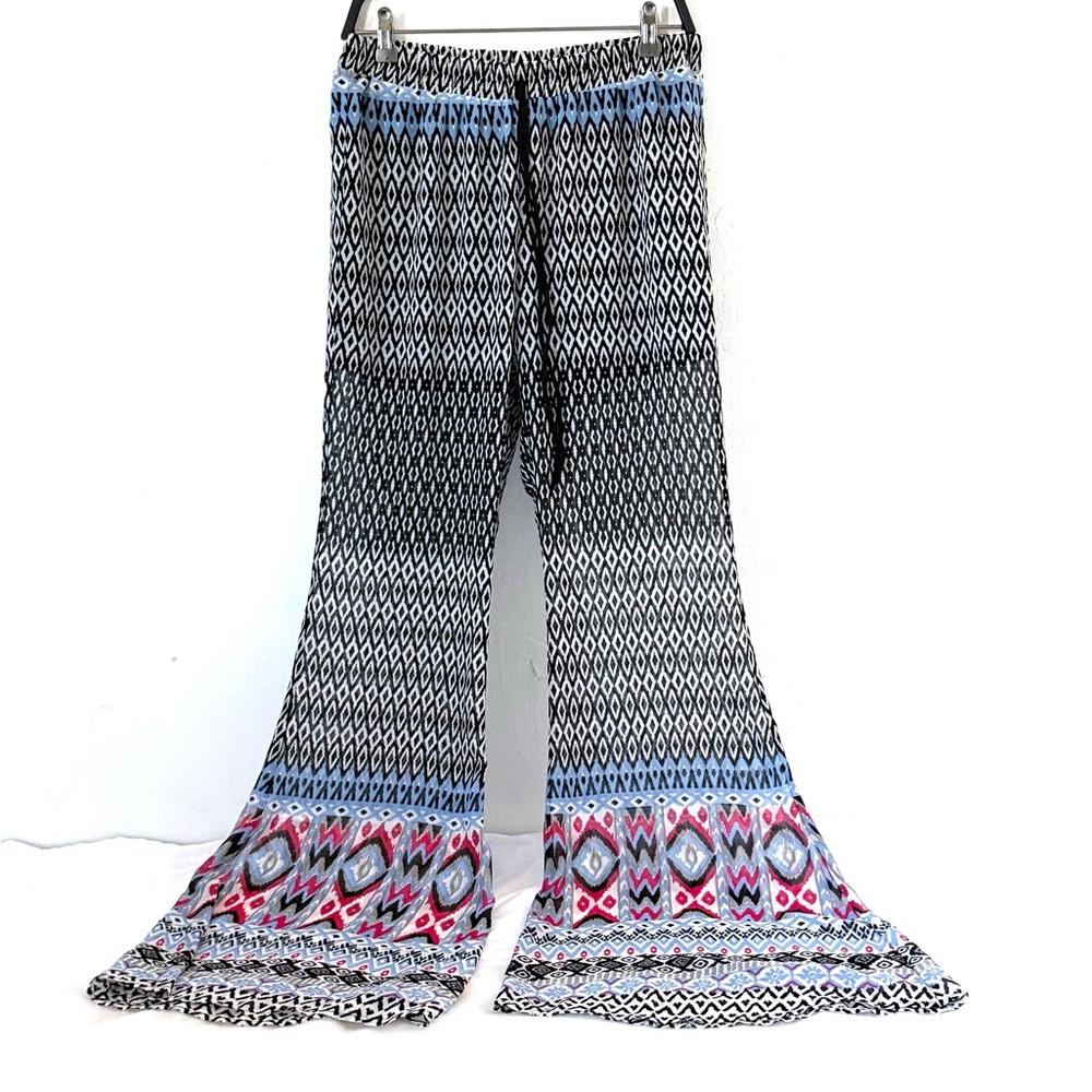 Sugarlips Sheer Flare Leg Beachy Pants
